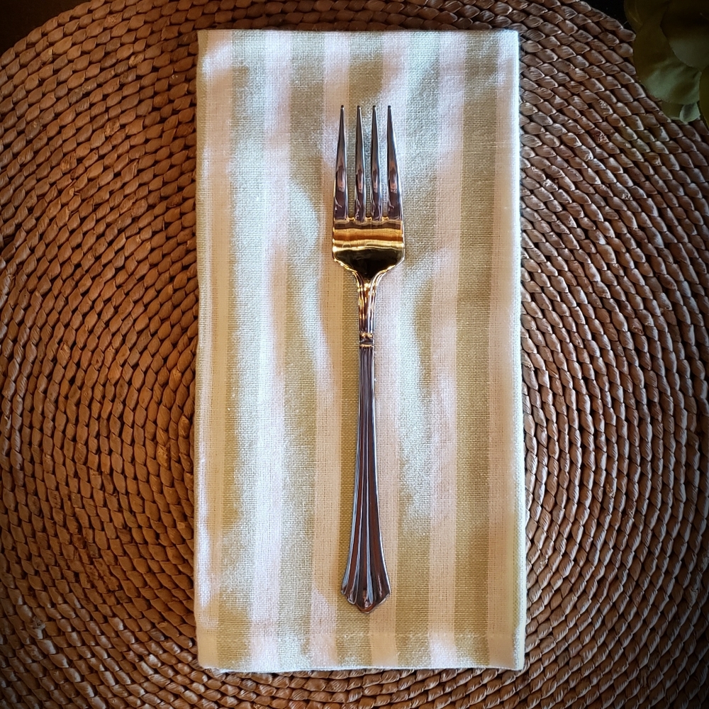 ESTIA GOURMET Dorian Stainless Steel 7-3/8" Dinner Fork - NWT